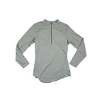 Rei Women's 1/4 Zip Synthetic Baselayer Shirt Green L Used - FERAL