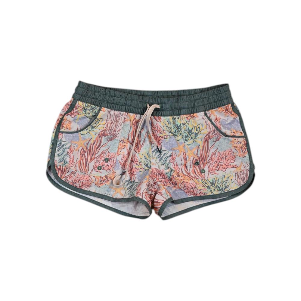 United By Blue Women's Recycled Board Shorts Pink/Green XS Used - FERAL