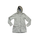 Fjallraven Women's Ovik Eco-Shell Parka Rain Shell Jacket Green XS Used - FERAL