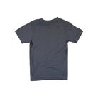 Gray graphic t-shirt by Marmot, displayed on a white background.