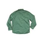 Green plaid long-sleeve shirt by Marmot with a button-down closure and a classic pattern.