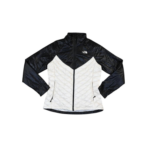 North Face Women's Thermoball Quilted Insulated Jacket White/Black M Used - FERAL