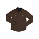 Roark Men's Nordsman Flannel Long Sleeve Shirt Brown XS Used - FERAL