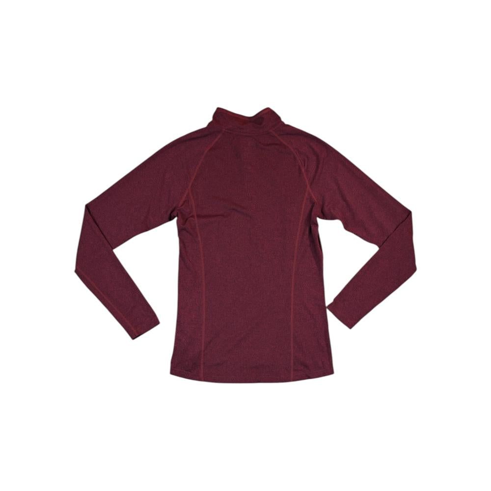 Rei Women's Synthetic 1/4 Zip Baselayer Shirt Red M Used - FERAL