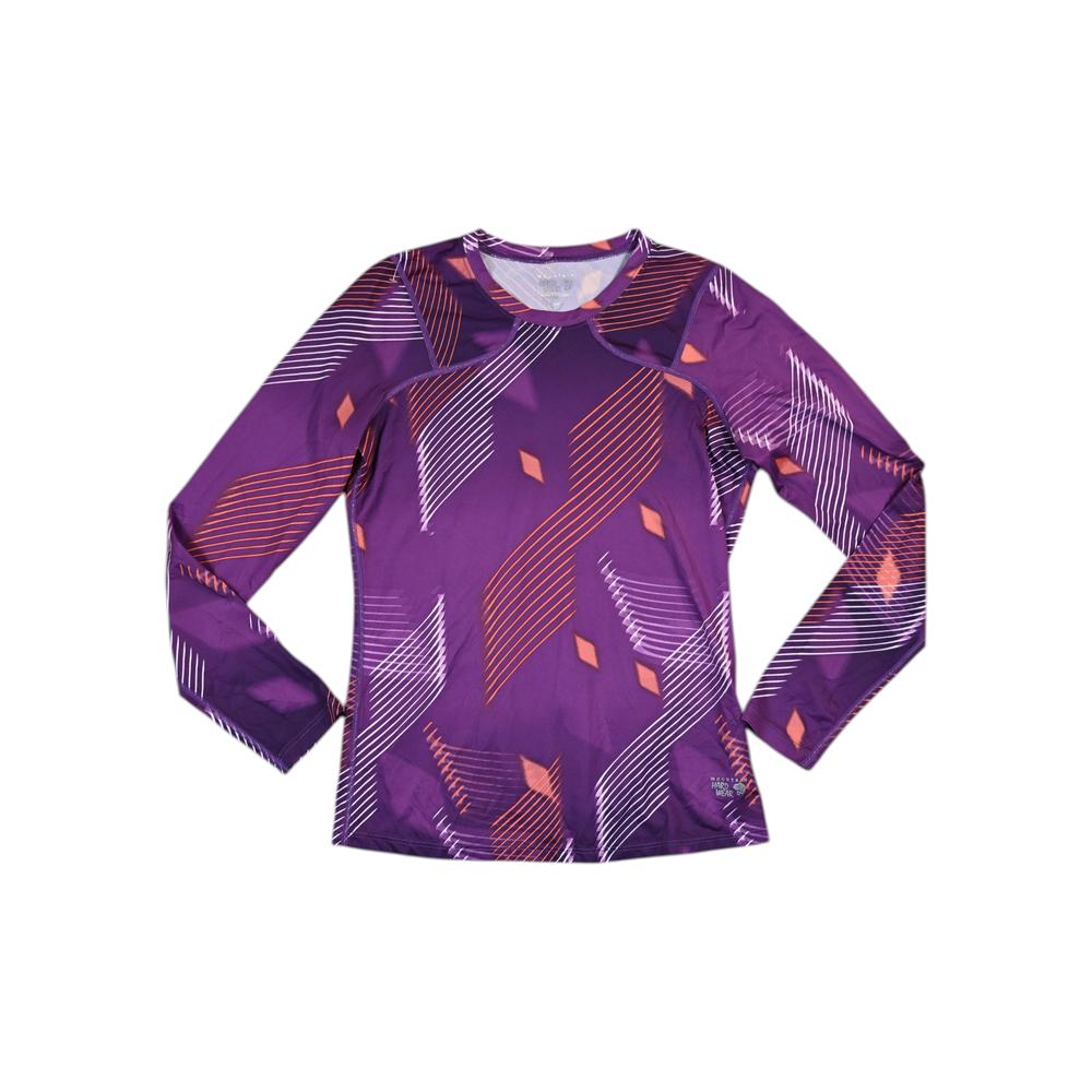 Mountain Hardwear Women's Long Sleeve Baselayer Shirt Purple/Orange S Used - FERAL