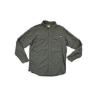 Green long sleeve shirt by Columbia, featuring button closure and chest pockets.