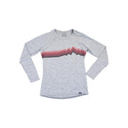 Patagonia Women's Capilene Graphic Long Sleeve Shirt Grey XS Used - FERAL