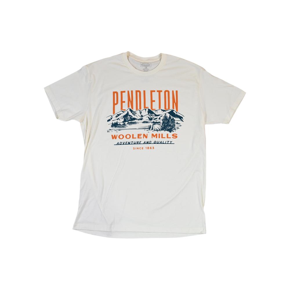 Pendleton Men's Logo T-Shirt White L Used - FERAL