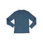 Blue waffle thermal long sleeve shirt by Mountain Khakis, shown on a white background.