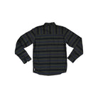 Green striped long sleeve shirt by Mountain Hardwear with button down closure and long sleeves.