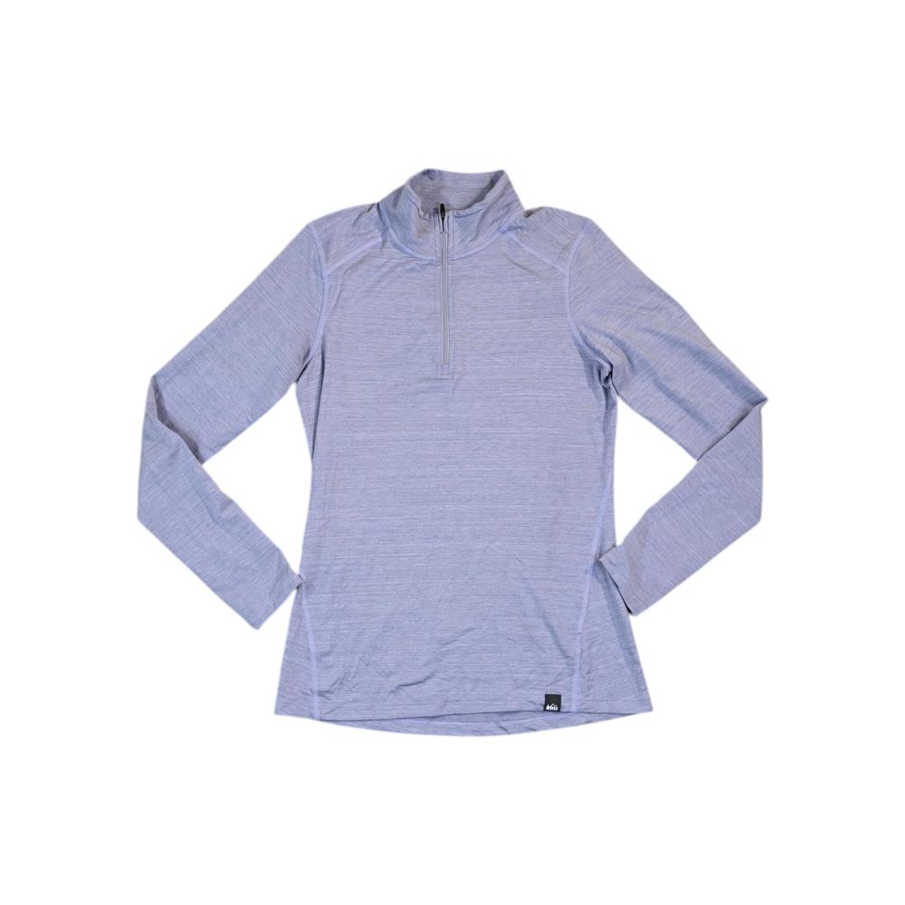 Rei Women's 1/4 Zip Baselayer Shirt Purple S Used - FERAL