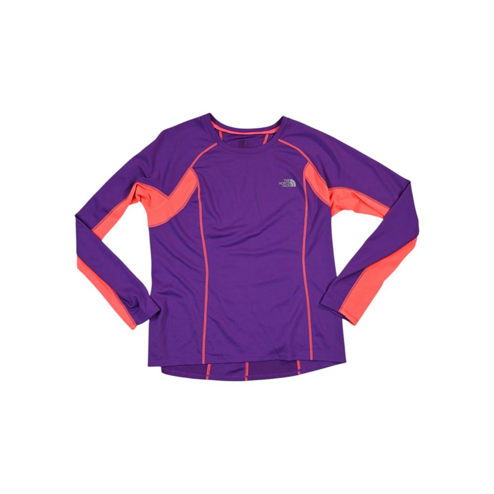 North Face Women's Long Sleeve Baselayer Shirt Purple/Orange M Used - FERAL
