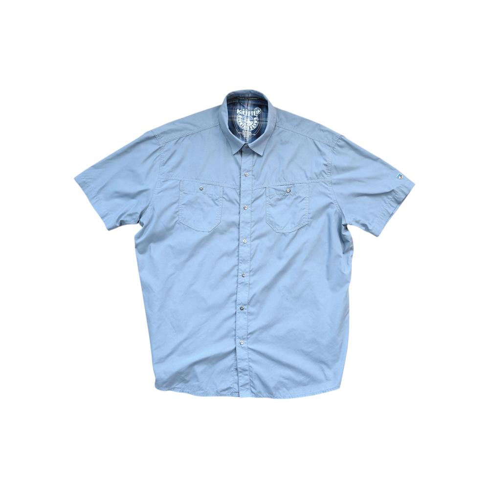 Kuhl Men's Button Up Shirt Blue XL Used - FERAL