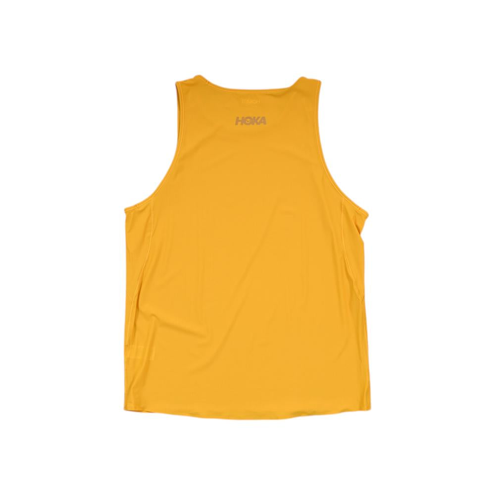 Hoka Men's Running Tank Top Shirt Yellow M Used - FERAL