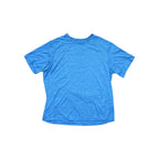 Blue active shirt by REI with short sleeves, shown on a white background.