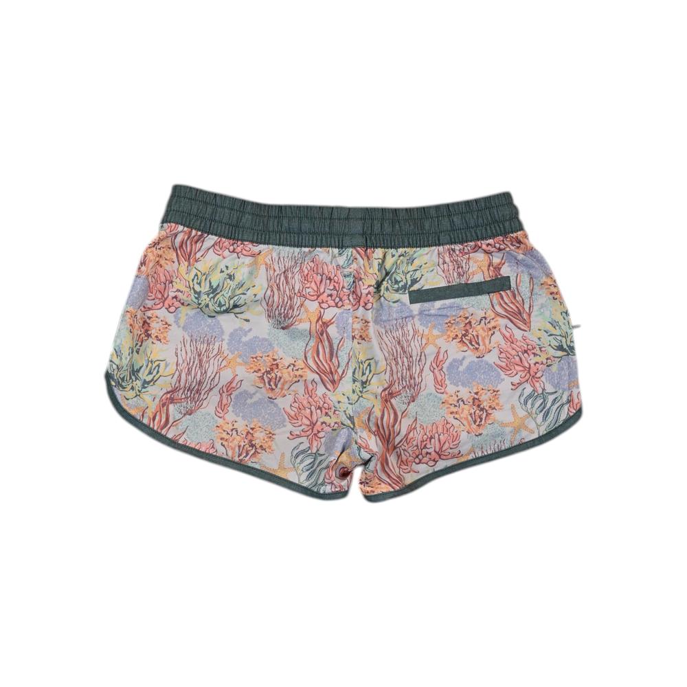 United By Blue Women's Recycled Board Shorts Pink/Green XS Used - FERAL