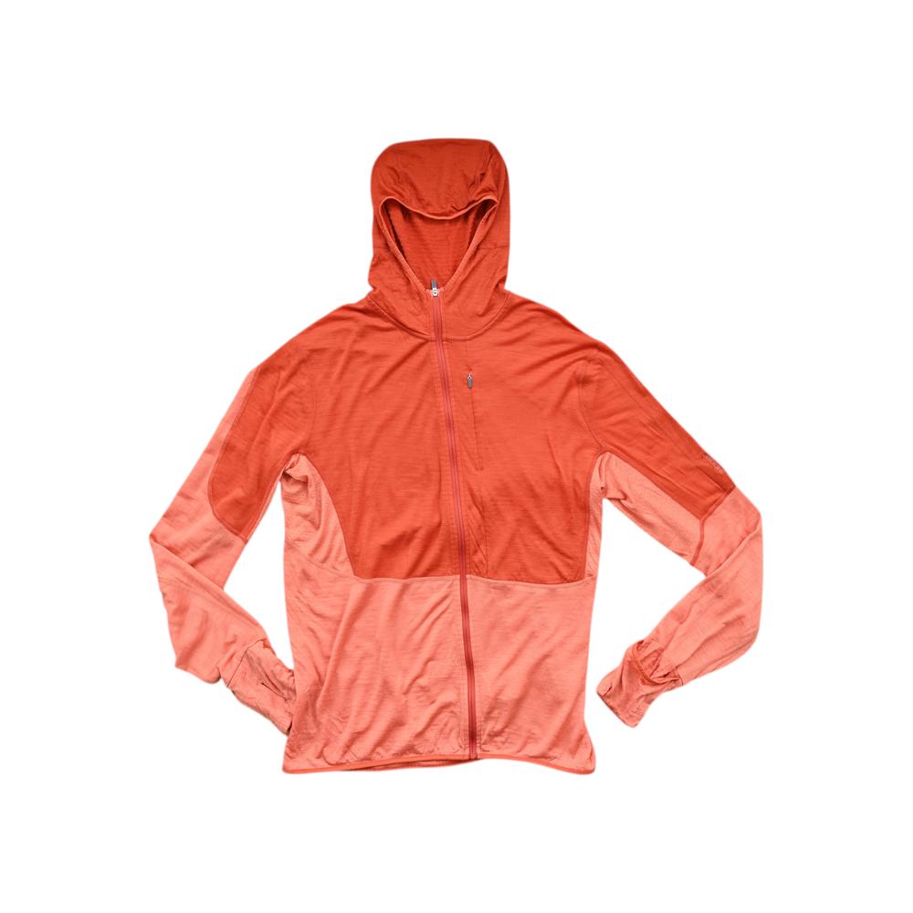 Icebreaker Men's Full Zip 40% Merino Baselayer Shirt Orange M Used - FERAL