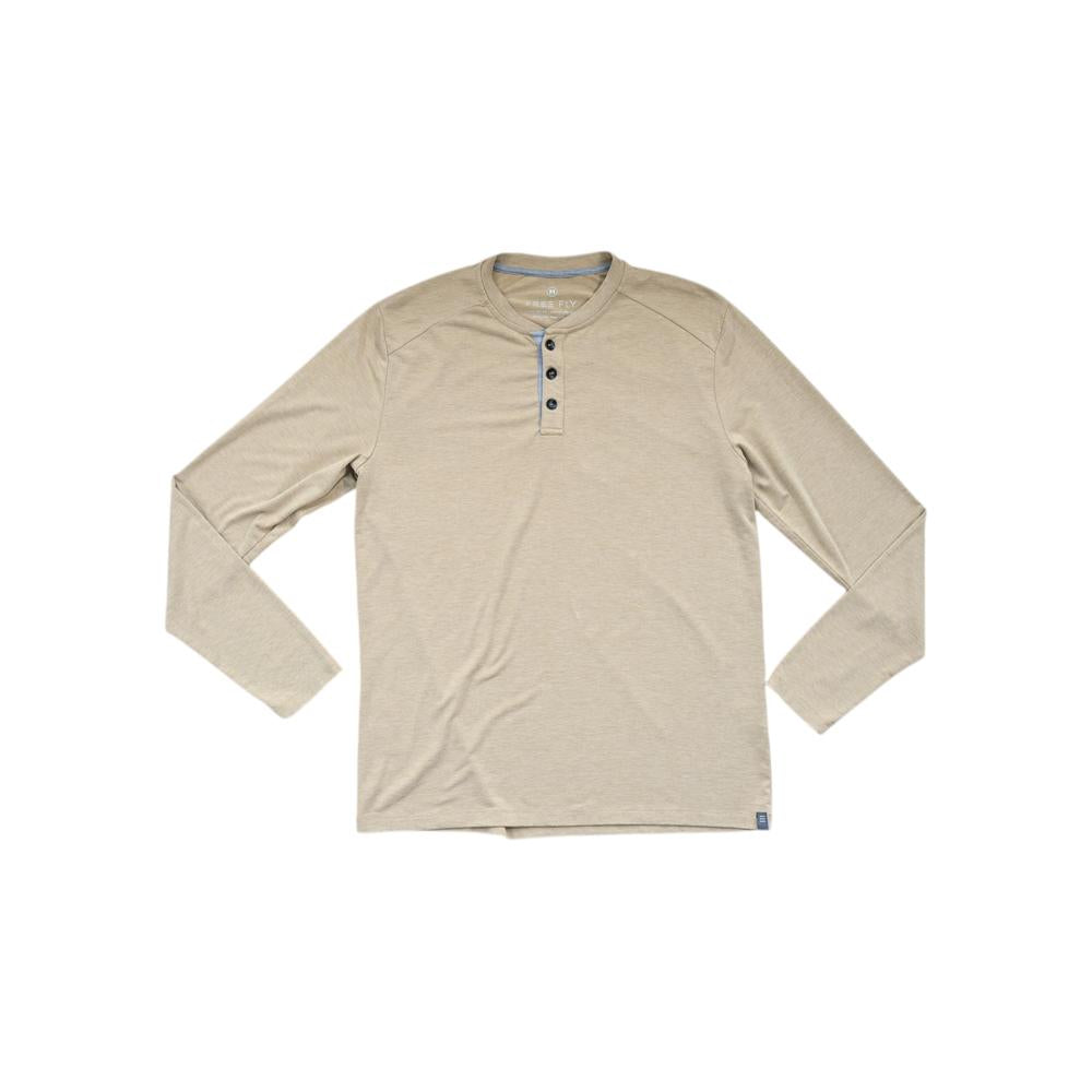 Freefly Men's Bamboo Flex Long Sleeve Shirt Tan M Used - FERAL