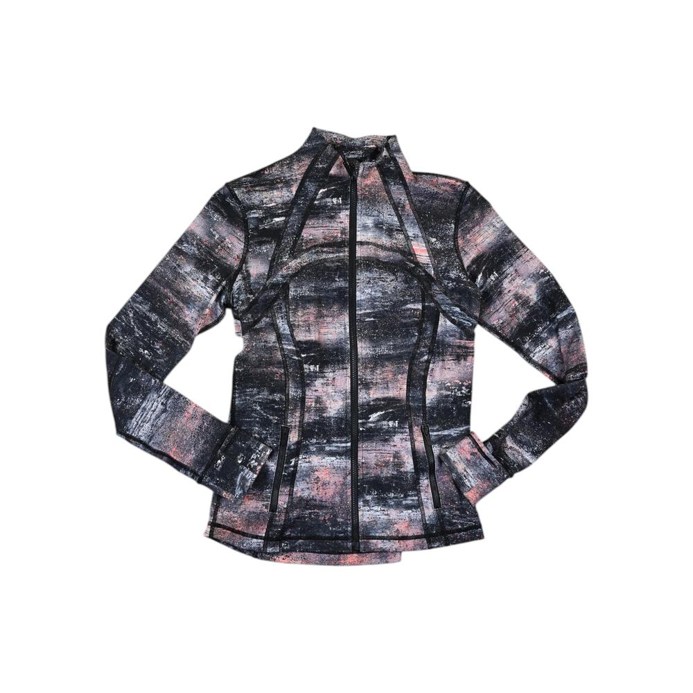 Lululemon Women's Define Jacket Azurite Poppy Coral Multi L Used - FERAL