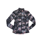 Lululemon Women's Define Jacket Azurite Poppy Coral Multi L Used - FERAL