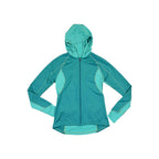 Novara Women's Hooded Cycling Jacket Teal S Used - FERAL