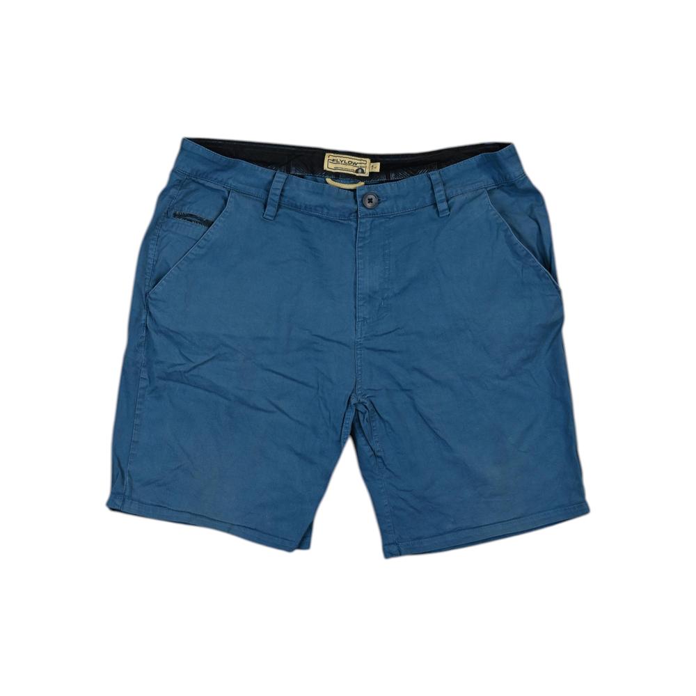 Flylow Men's Khaki Shorts Blue L Used - FERAL