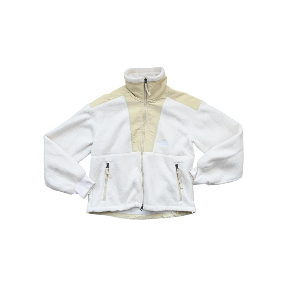 North Face Women's '94 High Pile Denali Fleece Jacket White/Tan M Used - FERAL