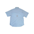 Columbia Men's PFG Short Sleeve Shirt Blue S Used - FERAL