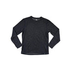 Grey long sleeve base layer shirt by REI, with a subtle heathered texture.