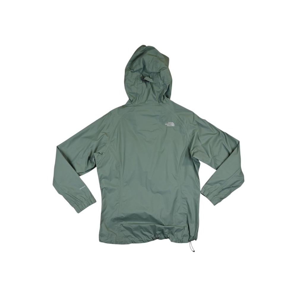 North Face Women's Hyvent Rain Shell Jacket Green L Used - FERAL