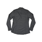 Gray long sleeve shirt by Outdoor Research, shown from the back.
