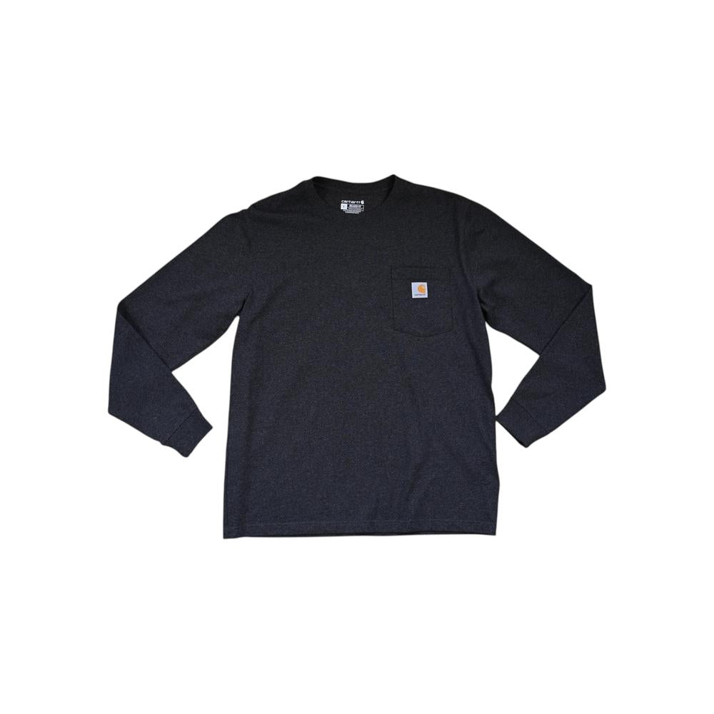 Carhartt Men's Graphic Long Sleeve Shirt Grey L Used - FERAL