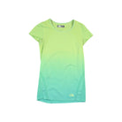 North Face Women's Running Shirt Green/Yellow M Used - FERAL