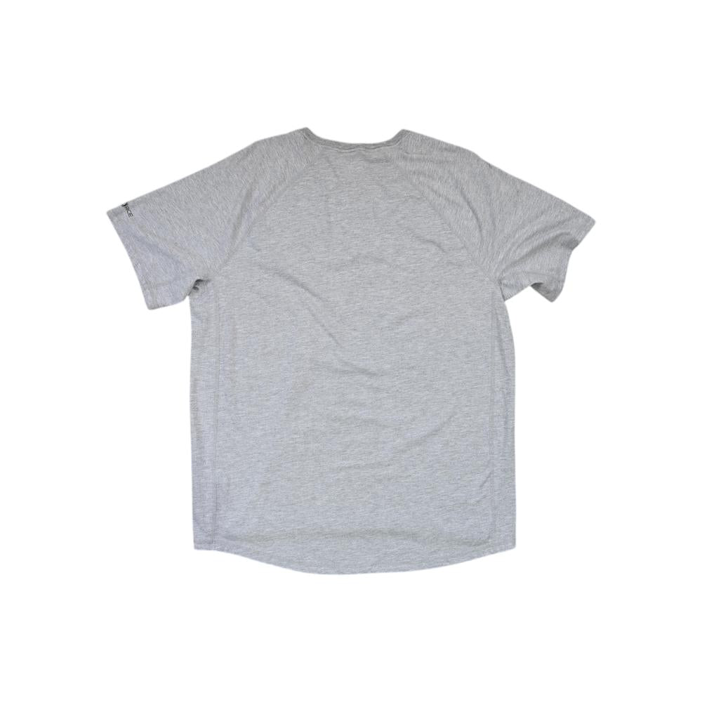Gray t-shirt by Carhartt, shown from the back