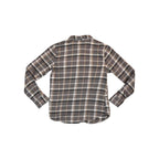 Patagonia Women's Fjord Flannel Long Sleeve Shirt Grey/Tan S Used - FERAL