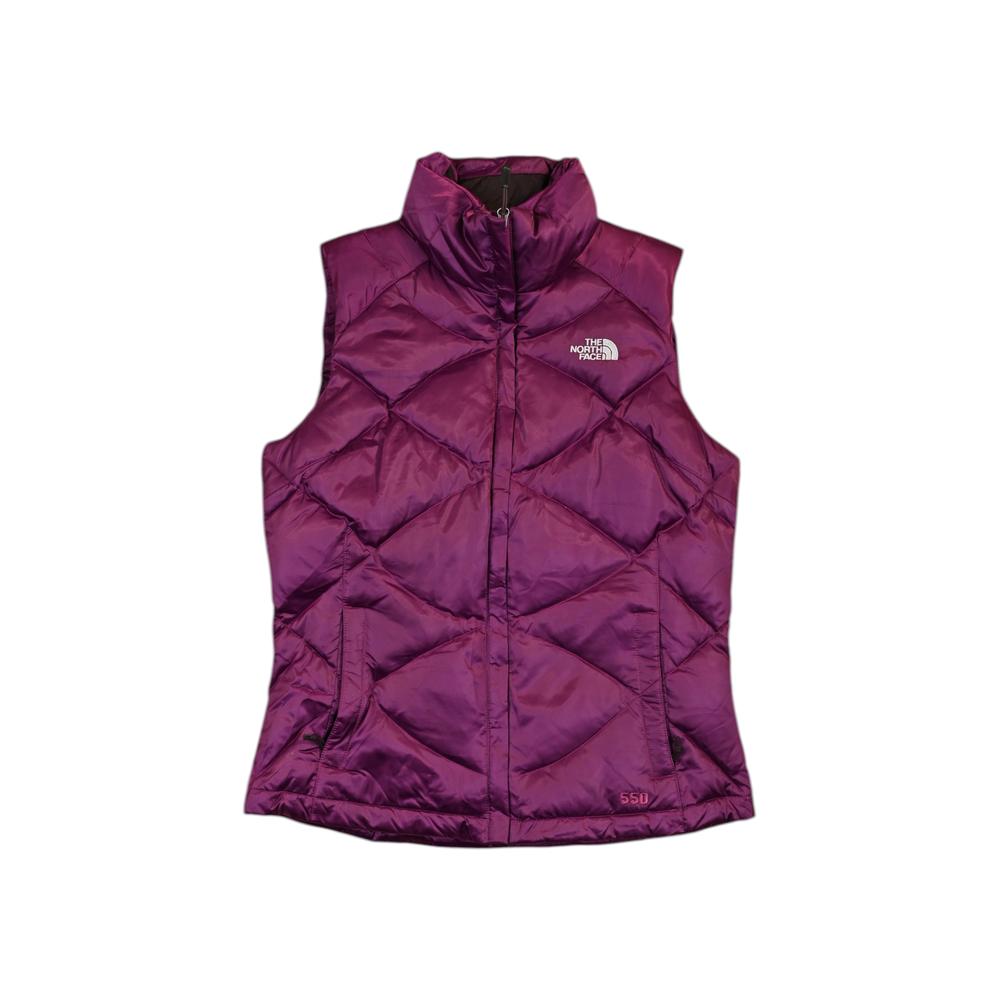 North Face Women's 550 Down Insulated Vest Purple M Used - FERAL