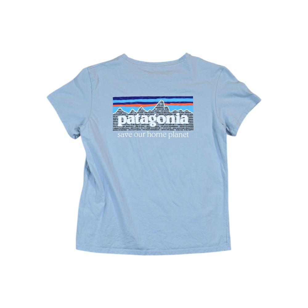 Patagonia Women's Organic Cotton Shirt Blue M Used - FERAL