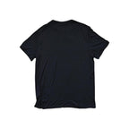Black merino shirt by Icebreaker, shown from the back with short sleeves and a crew neck.