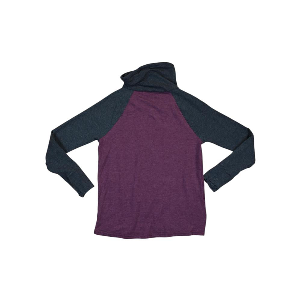 North Face Women's Cowl Neck Hoodie Purple XS Used - FERAL
