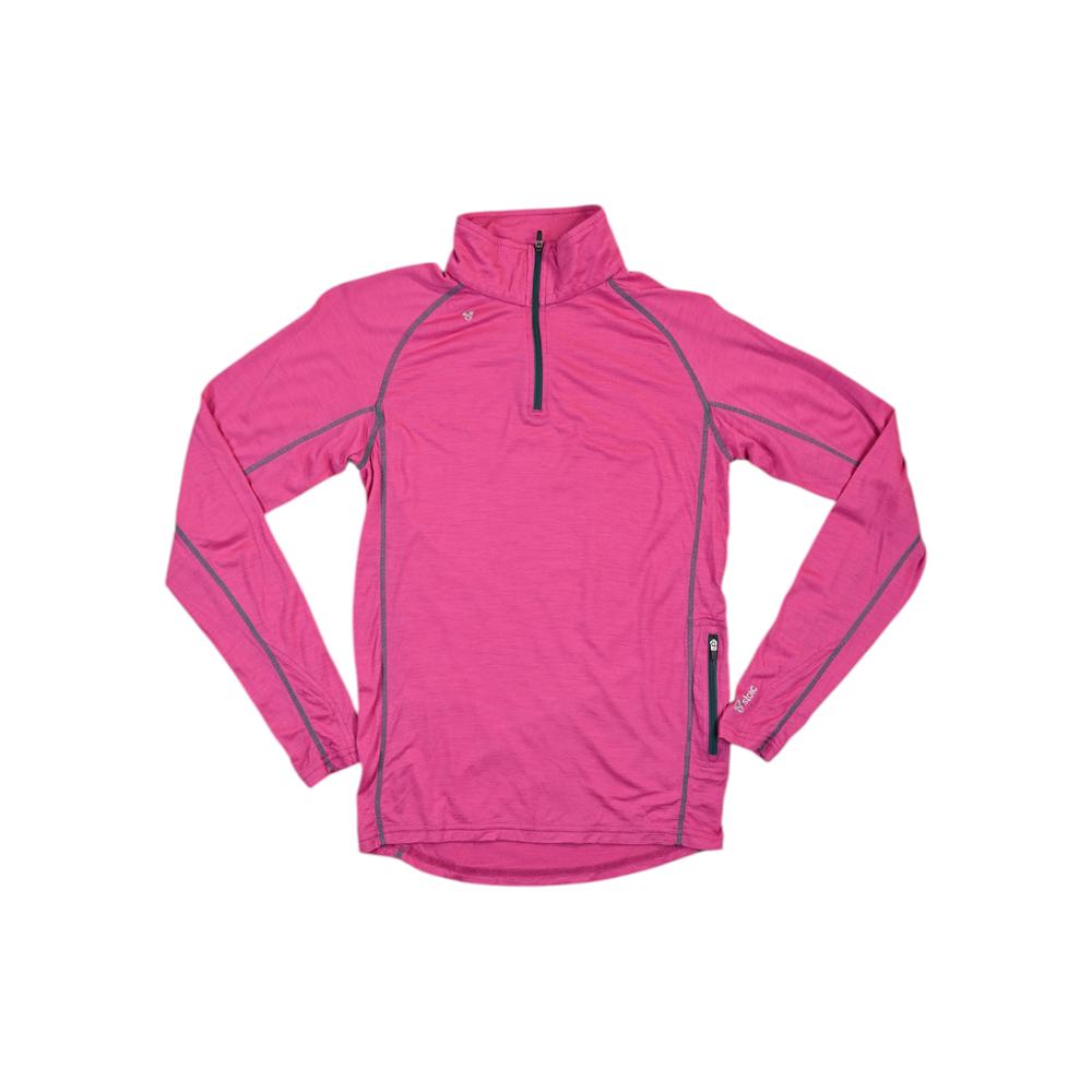Stoic Women's 100% Merino 1/4 Zip Baselayer Shirt Pink M Used - FERAL