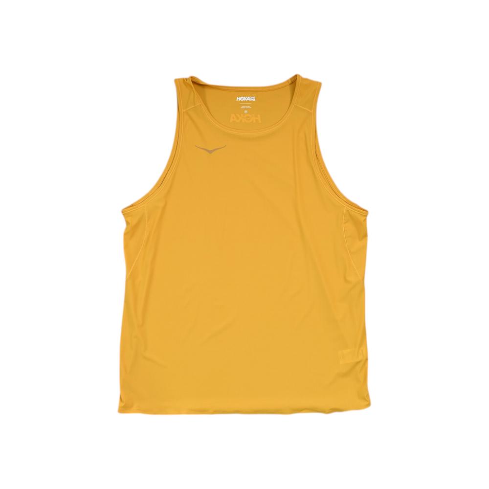 Hoka Men's Running Tank Top Shirt Yellow M Used - FERAL