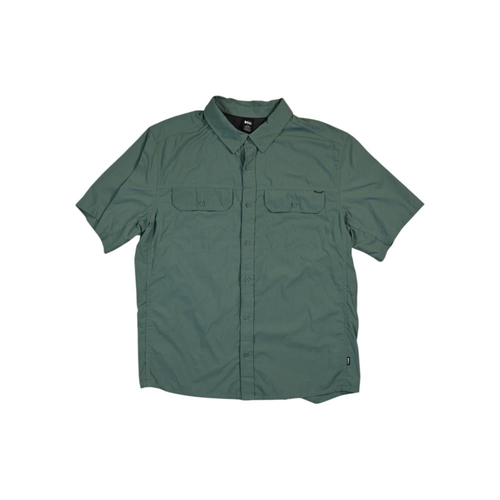 Rei Men's Active Hiking Shirt Green L Used - FERAL