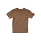 Brown t-shirt by Carhartt, with short sleeves and a heathered texture.