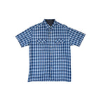 Kuhl Men's Button Up Short Sleeve Shirt Blue L Used - FERAL