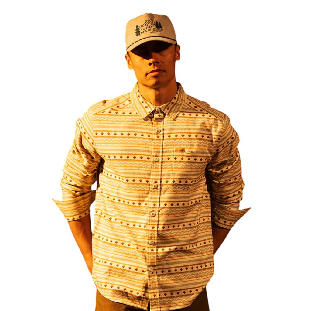 Topo Designs Twill Rope Cap - Mountain Scene - FERAL
