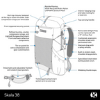 Gossamer Gear Skala 38 Ultralight Backpack - FERAL