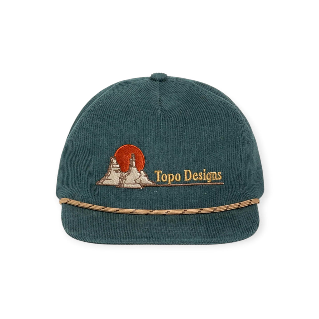 Topo Designs Corduroy Trucker Hat - Oasis - FERAL