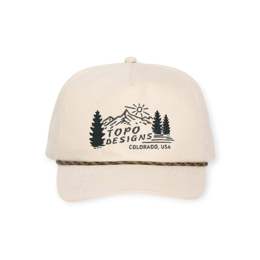 Topo Designs Twill Rope Cap - Mountain Scene - FERAL