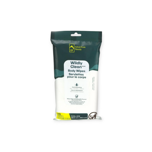 Adventure Ready Wildly Clean Body 20 Wipes - FERAL
