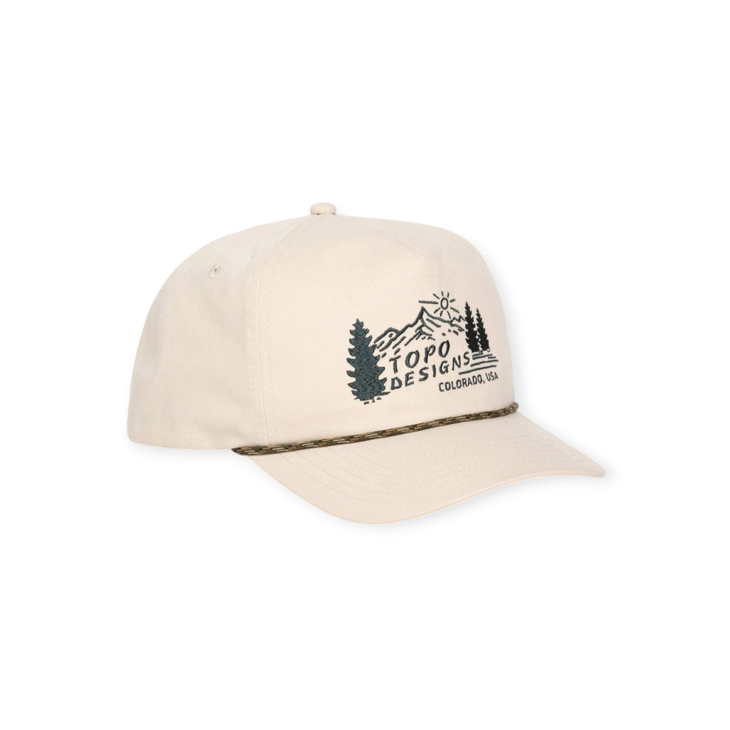Topo Designs Twill Rope Cap - Mountain Scene - FERAL
